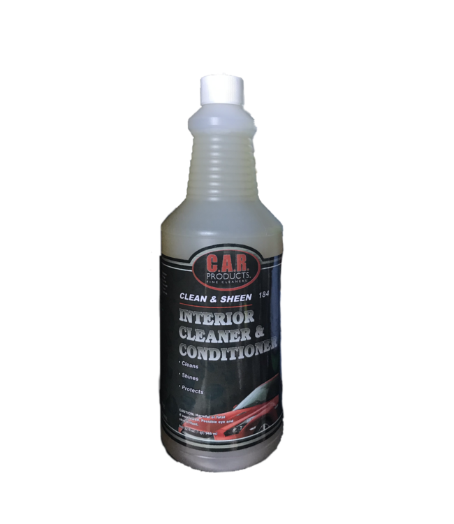 CAR PRODUCTS CLEAN & SHEEN INTERIOR CLEANER AND CONDITIONER 32oz.