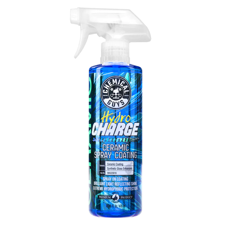 Hydro Charge High-Gloss Hydrophobic SiO2 Ceramic Spray Coating 16oz