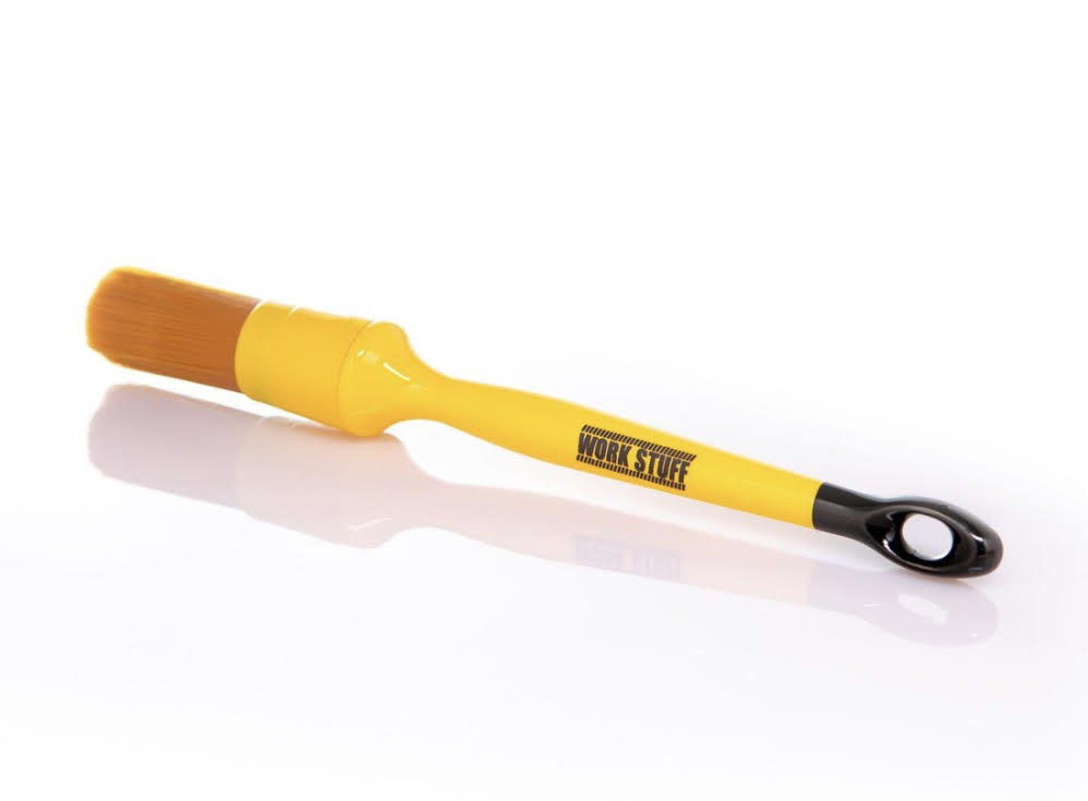 Work Stuff Cepillo de detallado albino naranja laqueado 24mm