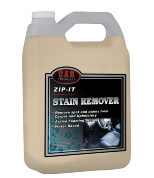 CAR PRODUCTS ZIP IT: STAIN REMOVER 128oz