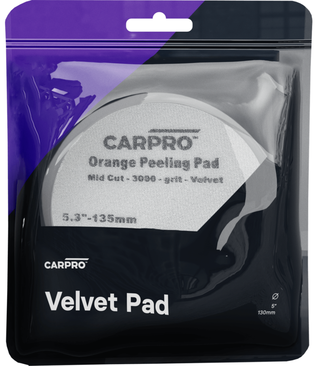 CARPRO VELVET ORANGE PEELING PAD 5 in.