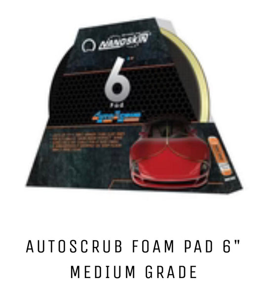 AUTOSCRUB FOAM PAD 6" MEDIUM GRADE