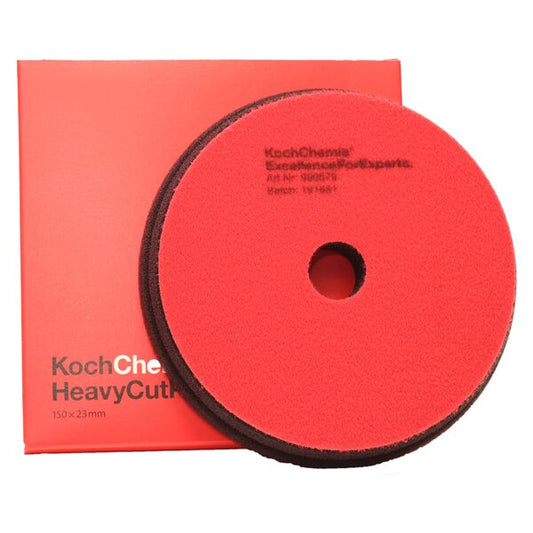 5" Koch Chemie Heavy Cut Pad | Red Foam Cutting