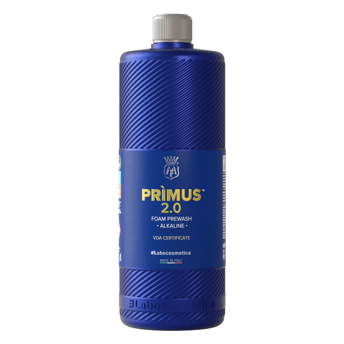 Labocosmetica PRIMUS 2.0 Alkaline Foam Prewash | VDA Certified Presoak for Traffic Film Road Grime and Bugs 1 Litro