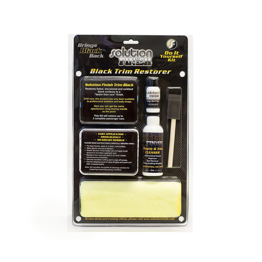 Black Plastic & Vinyl Restorer Kit