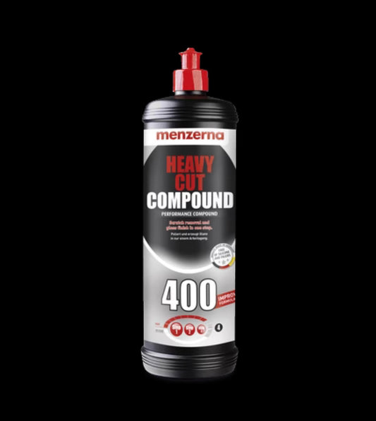 Menzerna Heavy Cut Compound 400 NEW IMPROVED FORMULA 250 ml (8 oz)